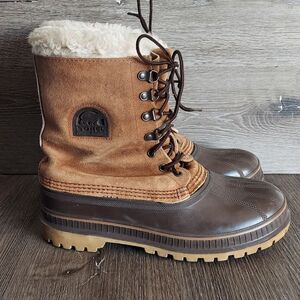 Sorel Brown and Tan Men's Rain & Snow Boots